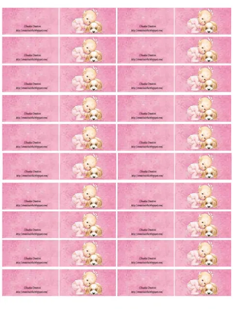 Bigliettini per bomboniere baby