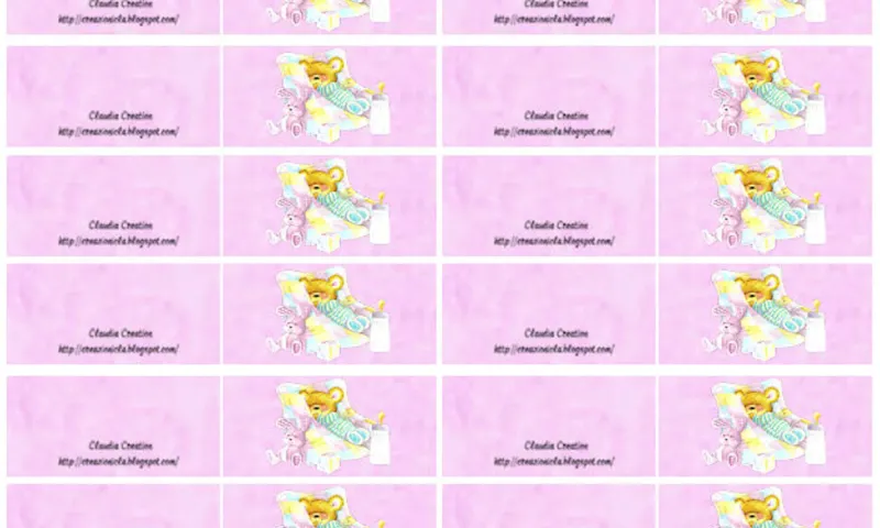 Bigliettini bomboniere Baby