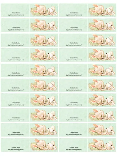 Bigliettini bomboniere nascita