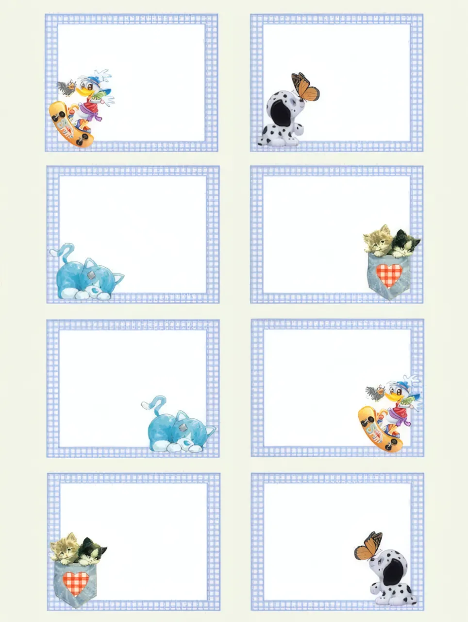 Etichette Miste Stampabili Gratis — immagine 1