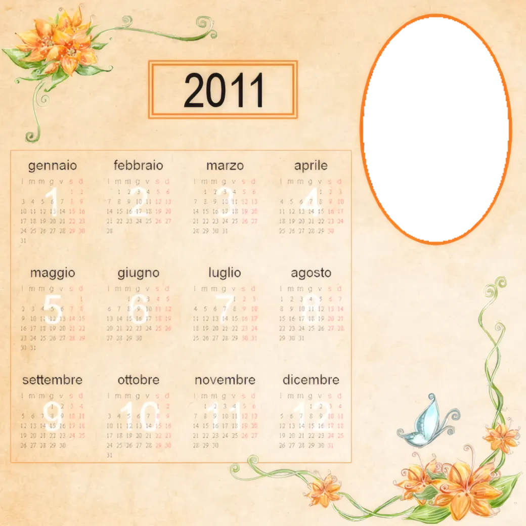 Calendario Stampabile Gratis