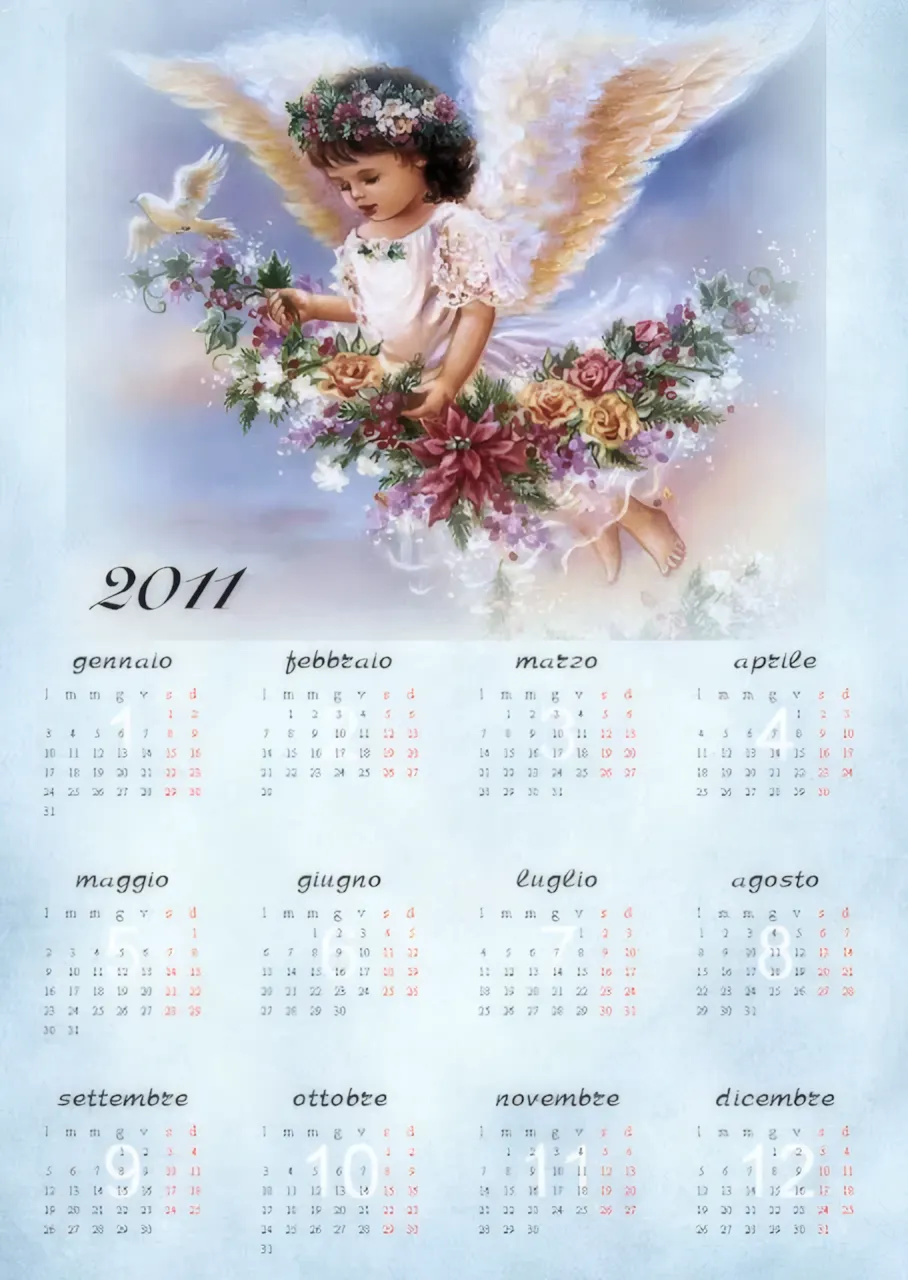 Calendario 2011 Stampabile Gratis — immagine 1