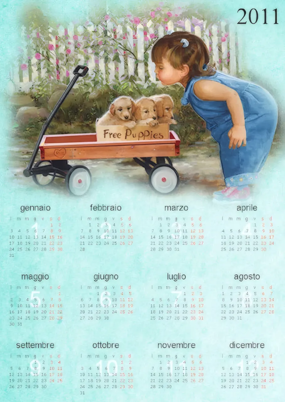 Calendario 2011 Stampabile Gratis — immagine 2