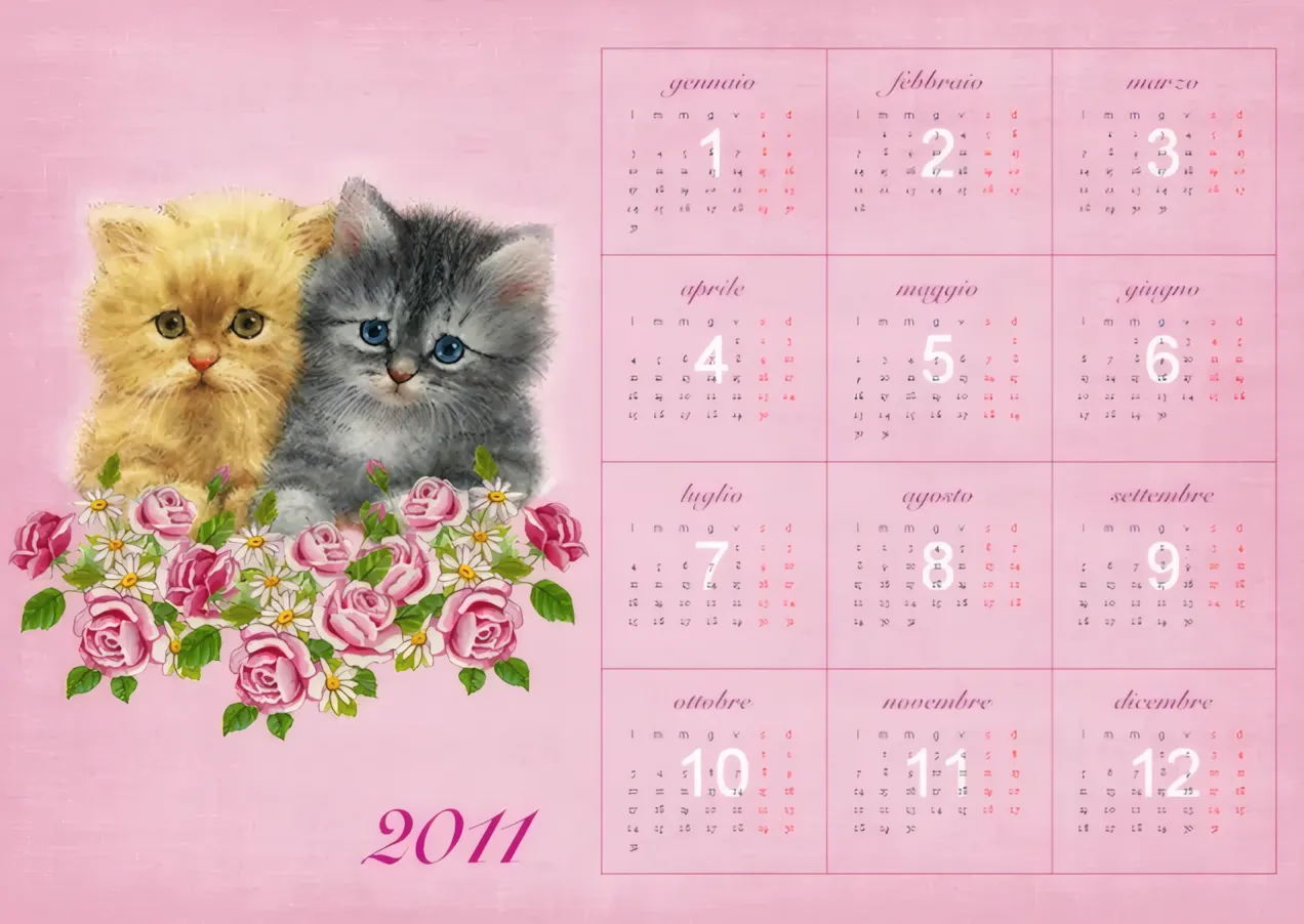 Calendari 2011 Desktop e Stampabili Gratis — immagine 1