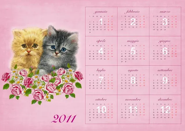 Calendari 2011 per il desktop