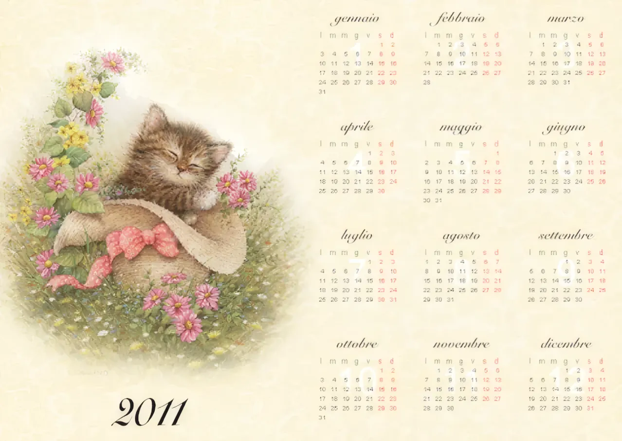 Calendari 2011 Desktop e Stampabili Gratis — immagine 3