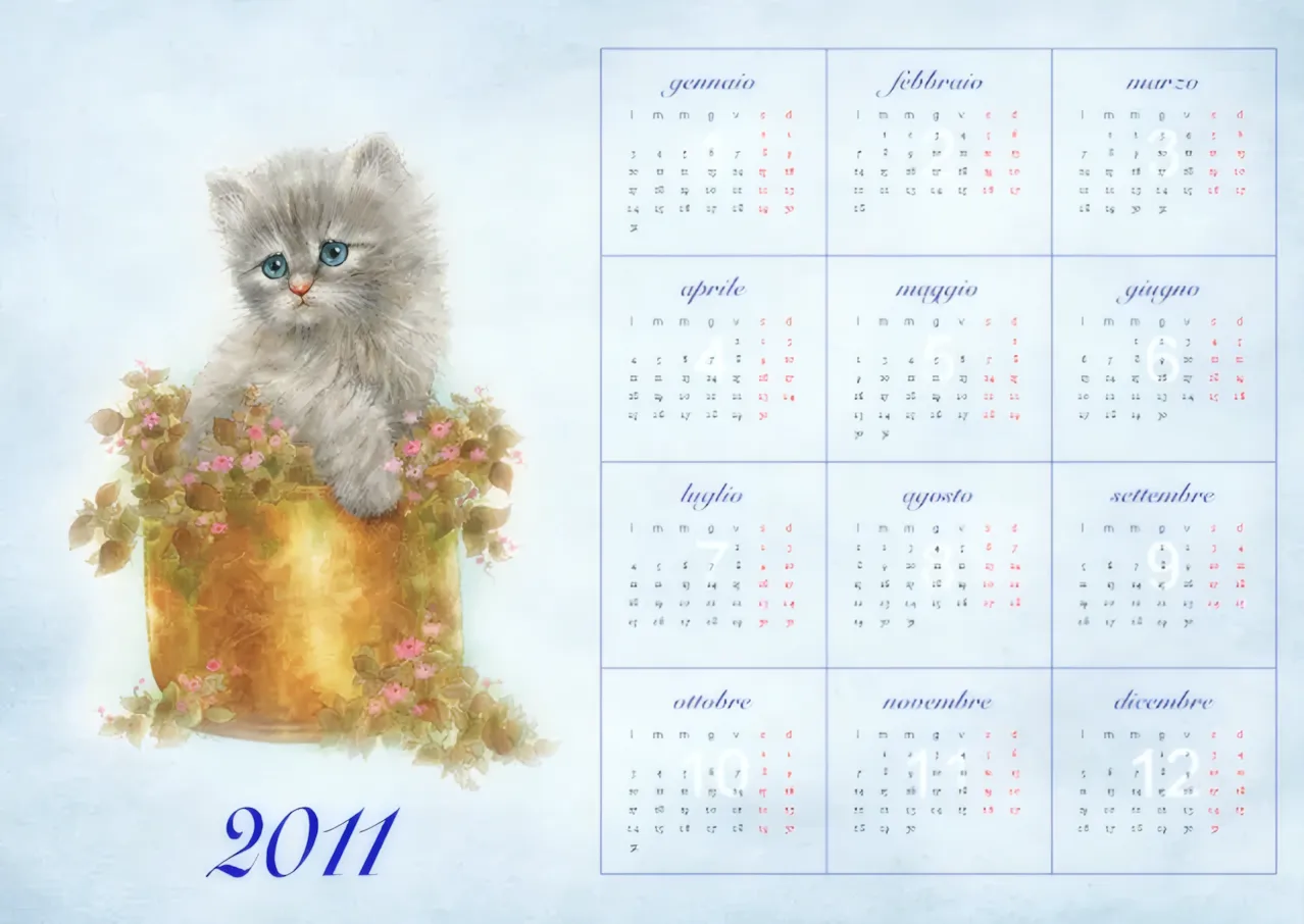 Calendari 2011 Desktop e Stampabili Gratis — immagine 4