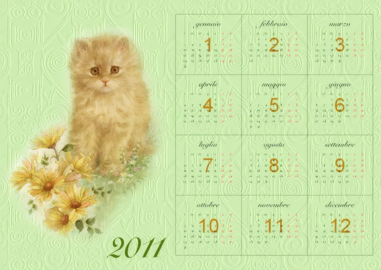 Calendari 2011 Desktop e Stampabili Gratis — immagine 5