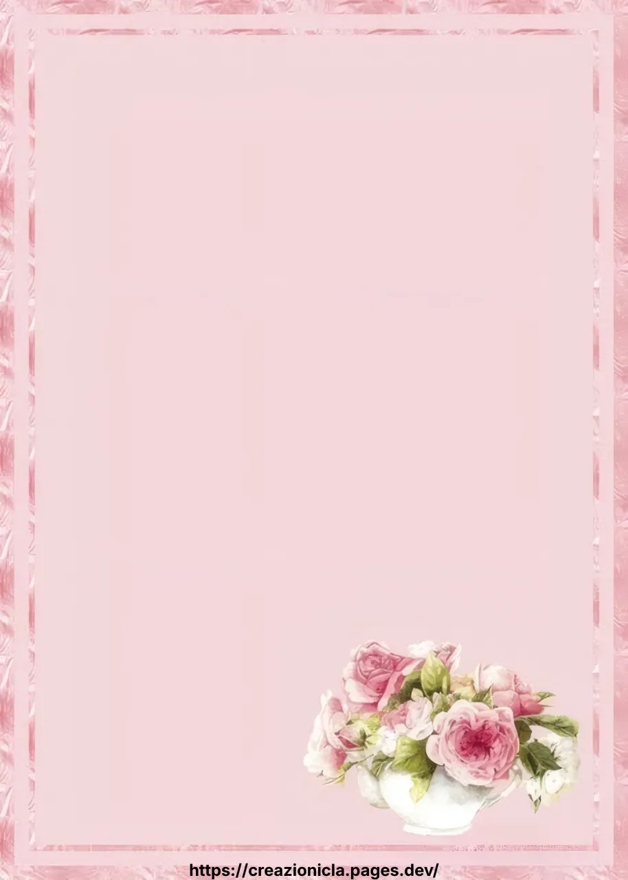 Carta da Lettere Stampabile Gratis — immagine 1