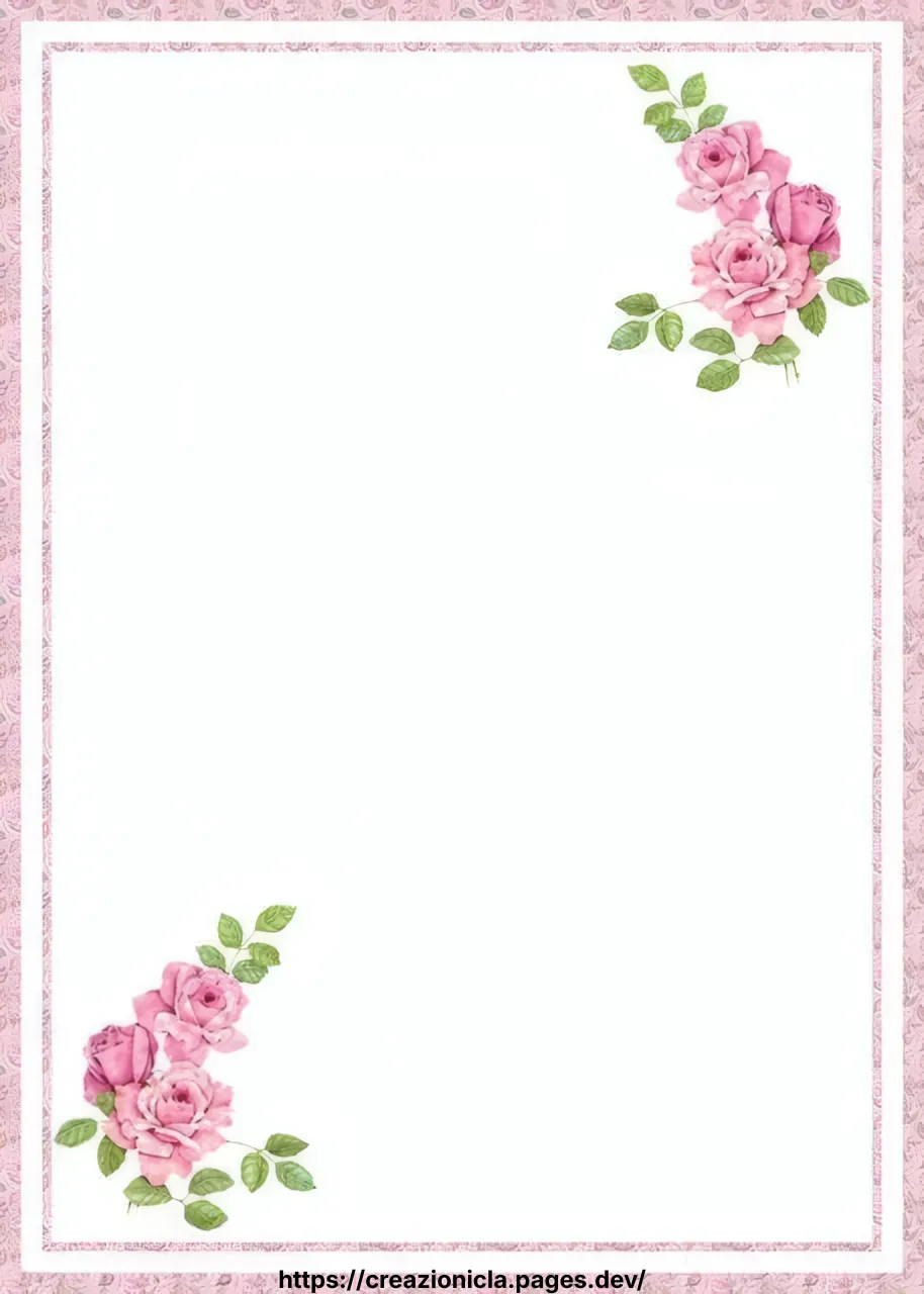 Carta da Lettere Stampabile Gratis — immagine 2