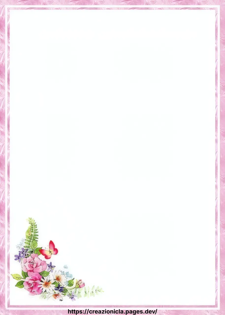 Carta da Lettere Stampabile Gratis — immagine 4