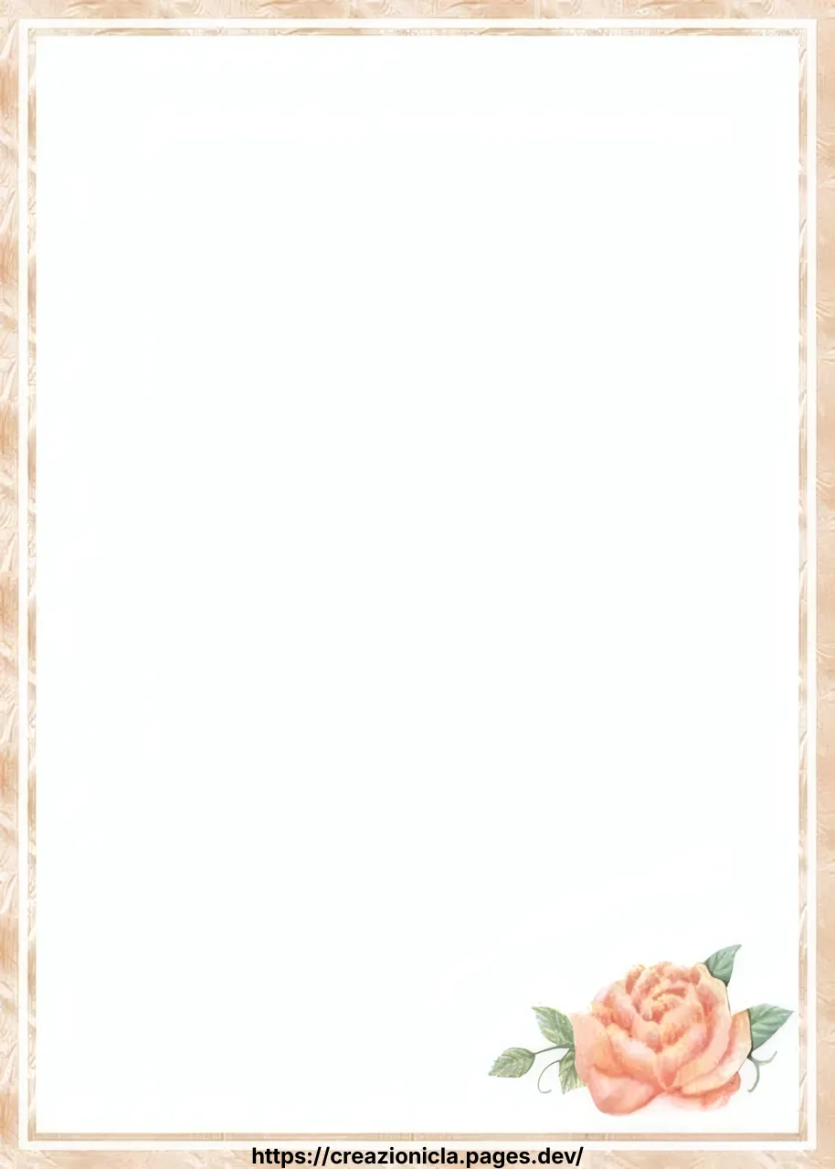 Carta da Lettere Stampabile Gratis — immagine 5