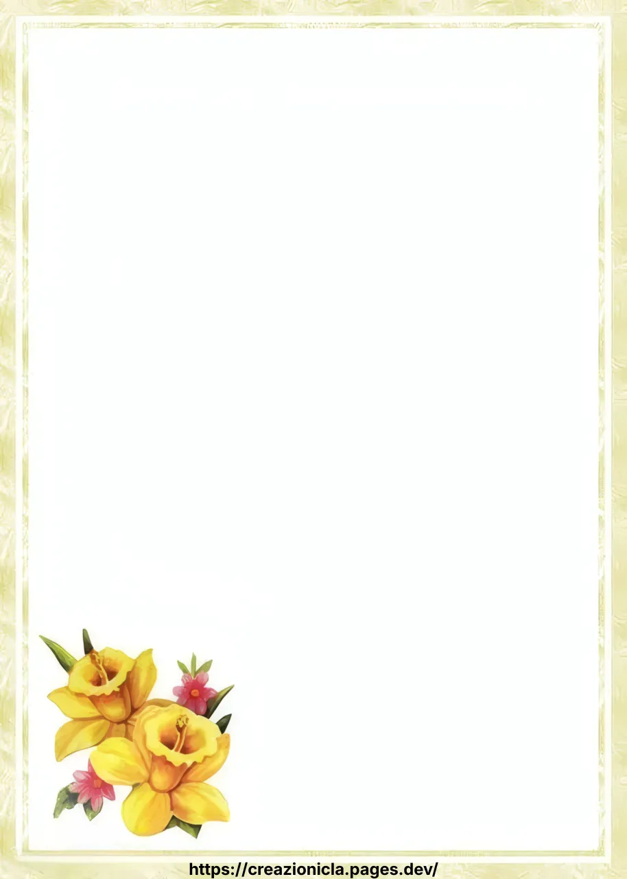 Carta da Lettere Stampabile Gratis — immagine 1