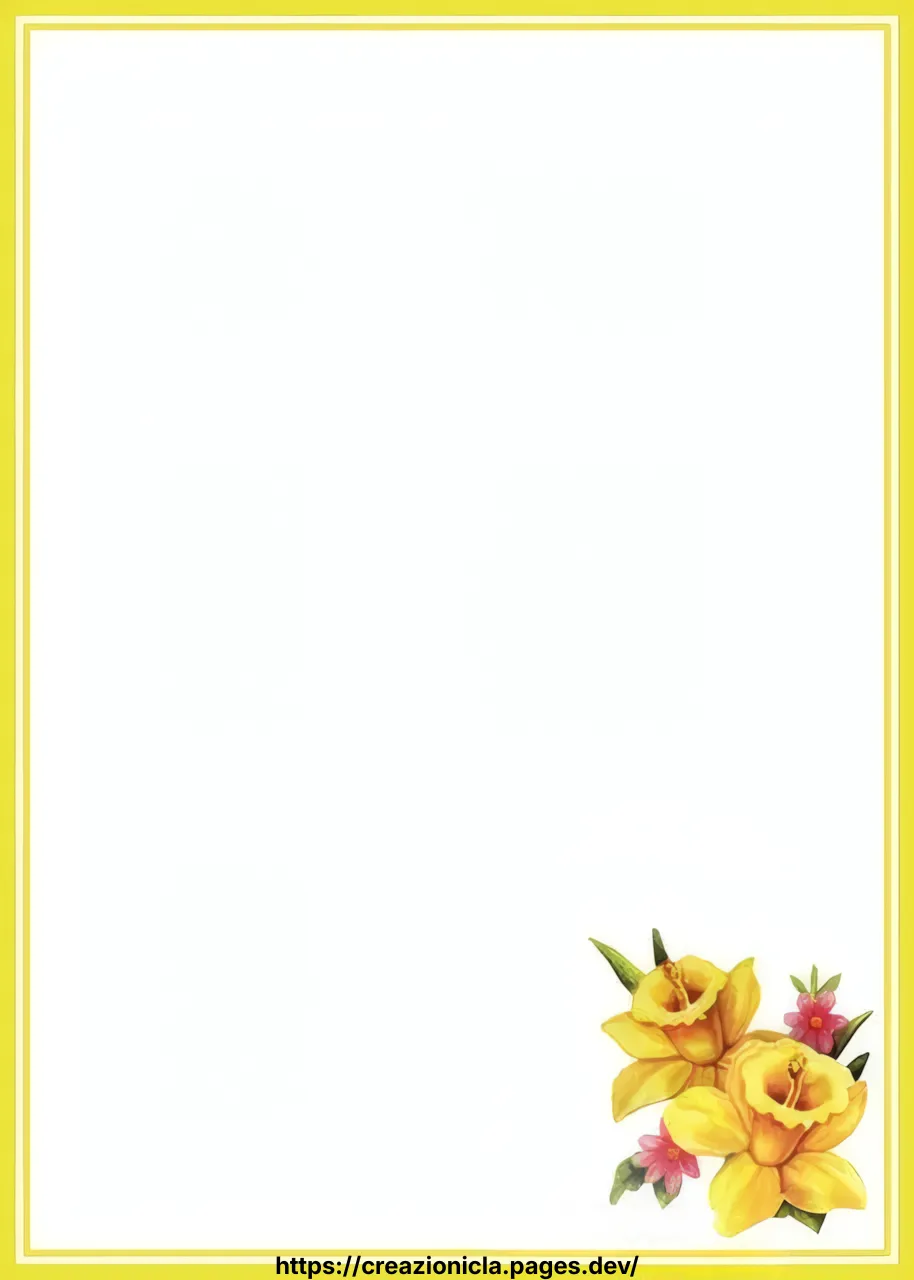 Carta da Lettere Stampabile Gratis — immagine 2