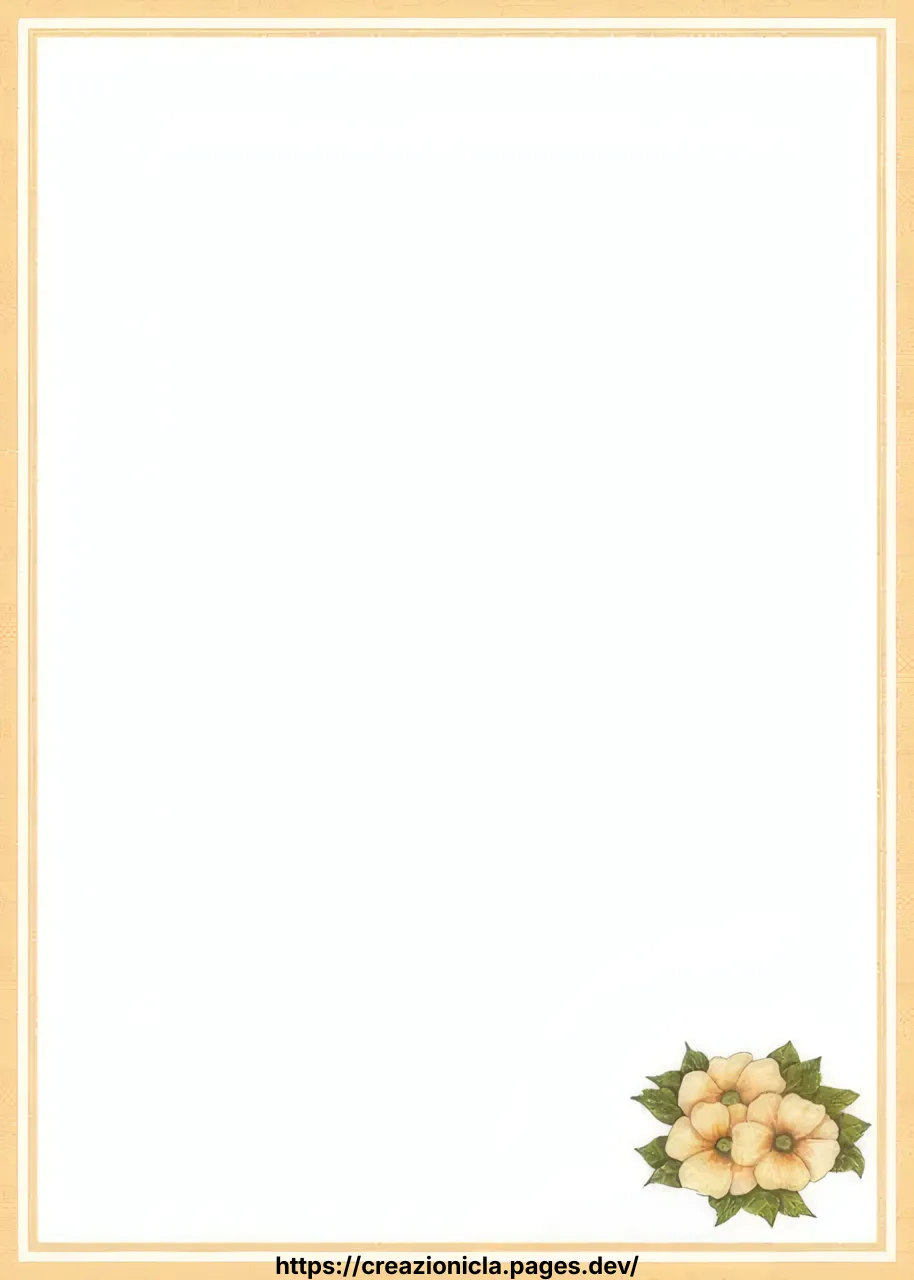 Carta da Lettere Stampabile Gratis — immagine 3