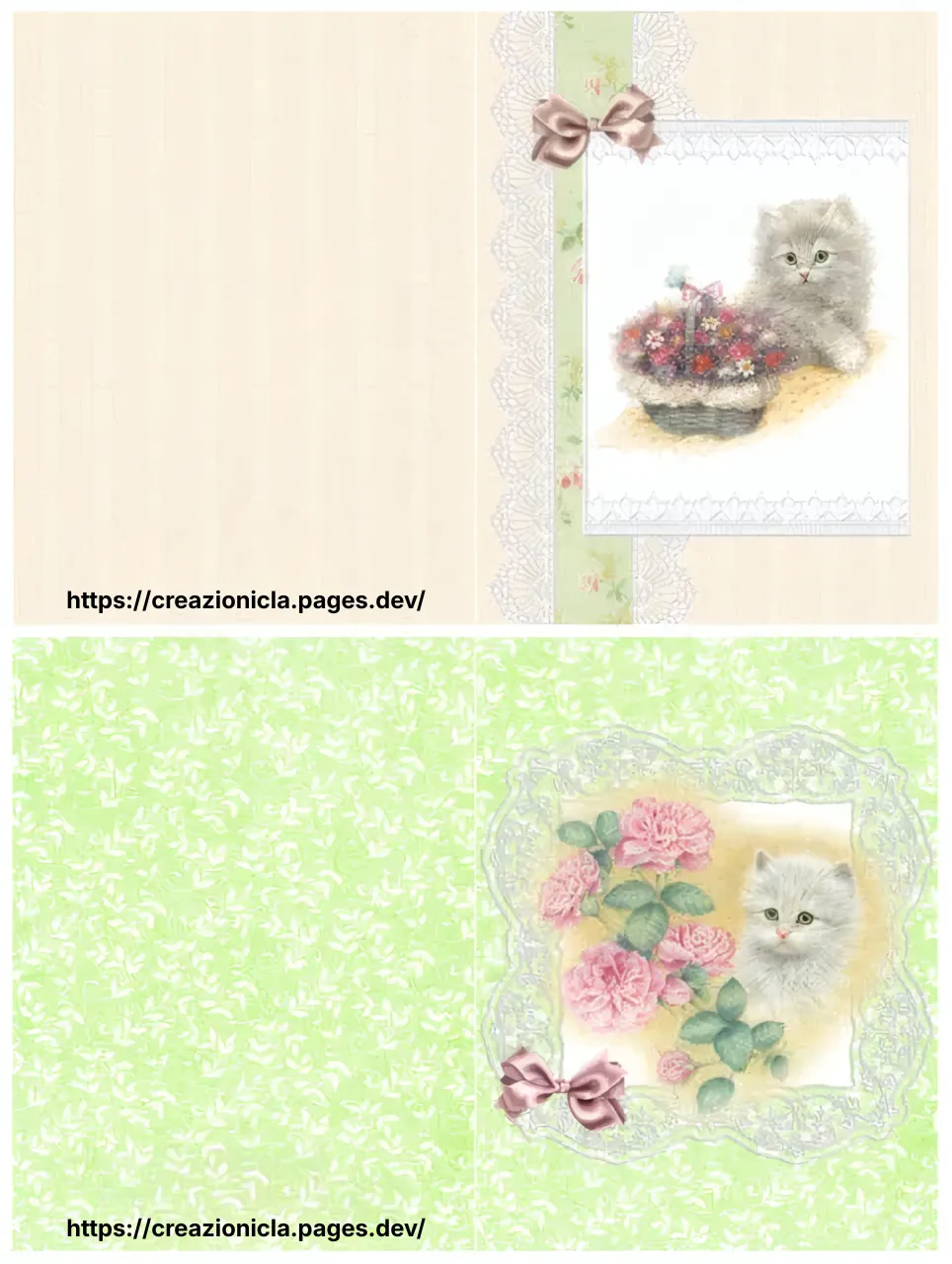 Biglietti Auguri Gattini Stampabili Gratis — immagine 1