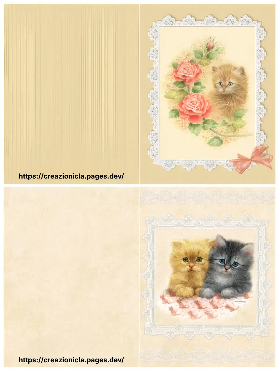 Biglietti Auguri Gattini Stampabili Gratis — immagine 2