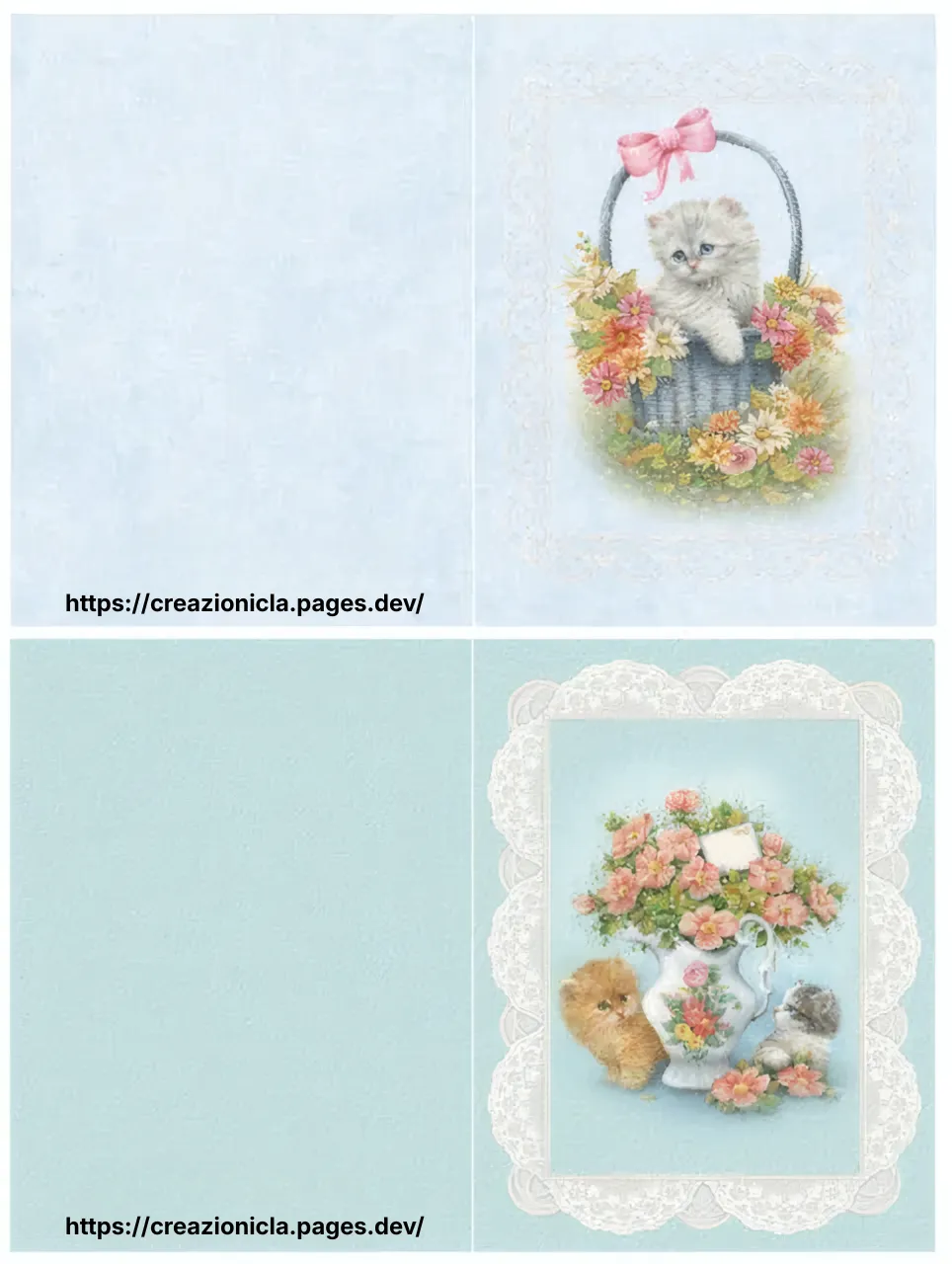 Biglietti Auguri Gattini Stampabili Gratis — immagine 3