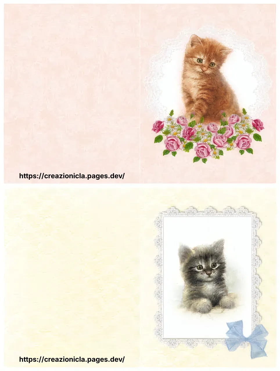 Biglietti Auguri Gattini Stampabili Gratis — immagine 5