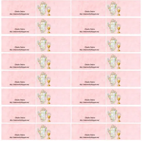 Bigliettini bomboniere Prima Comunione