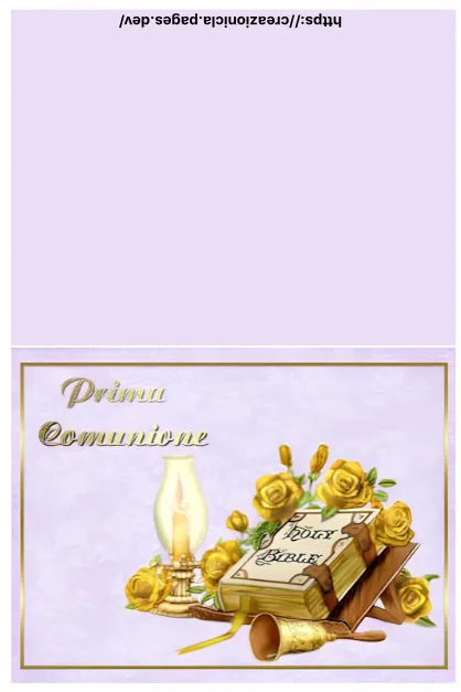 Card Auguri Comunione Stampabile Gratis