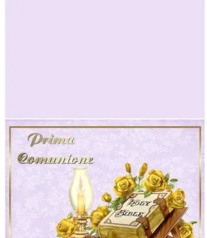 Card Prima Comunione