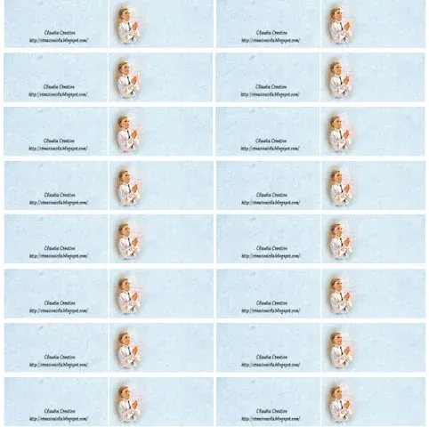 Bigliettini per bomboniere Comunione o Cresima