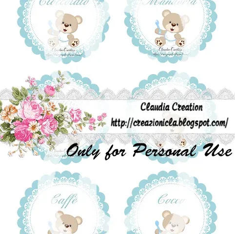 Etichette per confettata