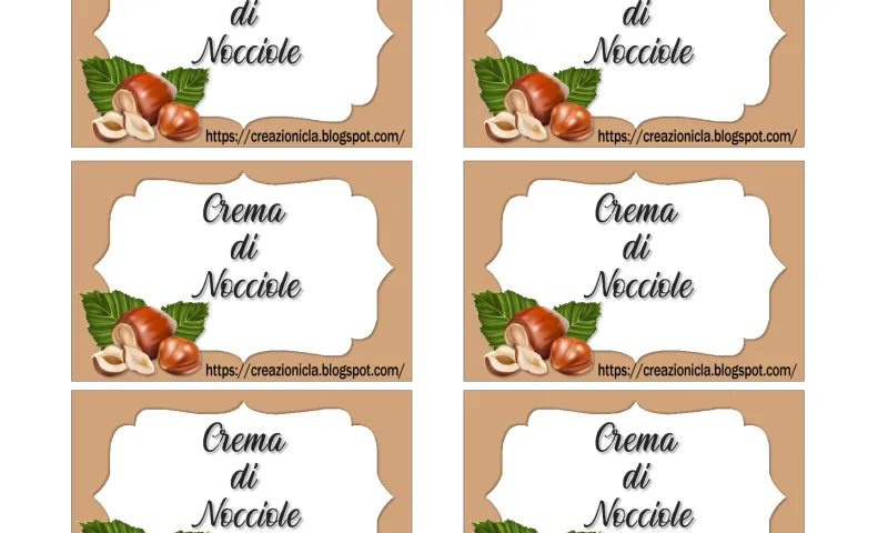 Etichette stampabili