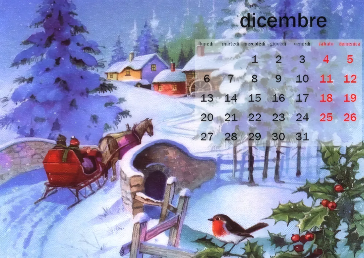 Calendari Dicembre 2010 per Desktop — immagine 3