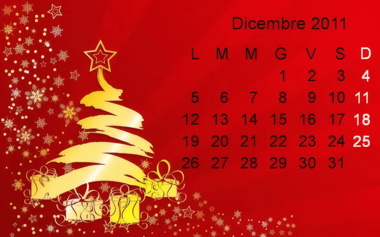 Calendario Natale Stampabile Gratis — immagine 2