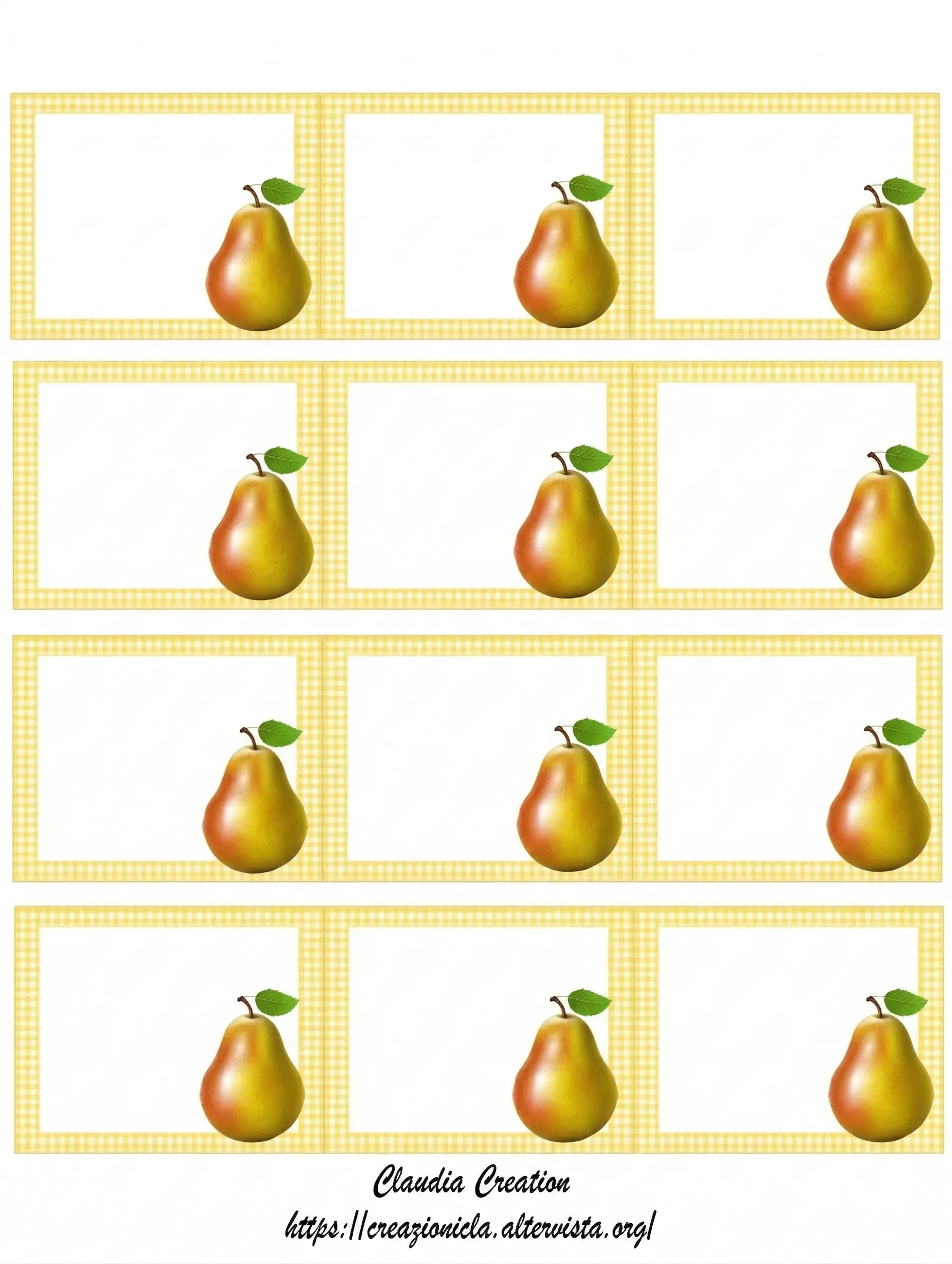 Etichette marmellate, grandi