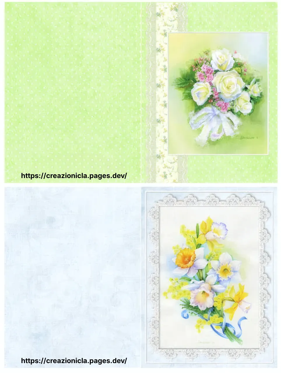 Card Floreale Stampabile Gratis Freebie — immagine 2