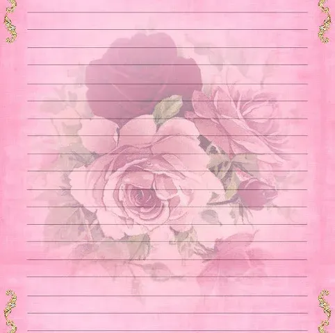 Carta da lettere floreale