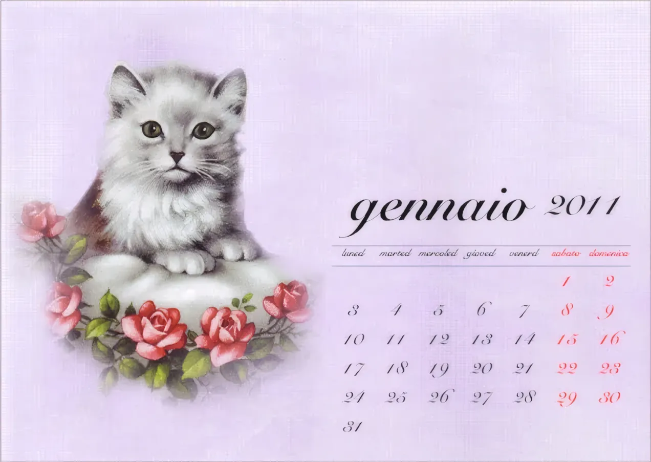 Calendario Stampabile Gratis