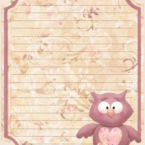 Carta da lettere Gufo