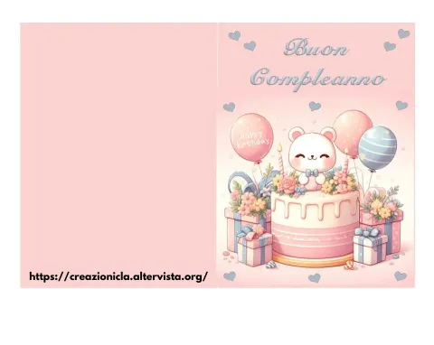Biglietti d'auguri per compleanno