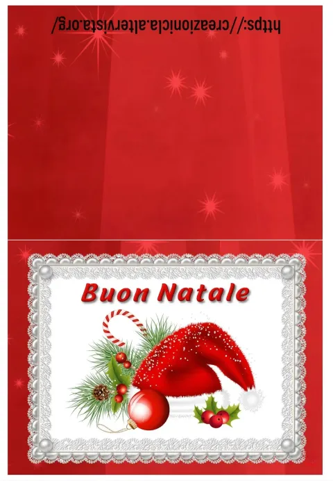 Biglietto Auguri Natale Stampabile Gratis