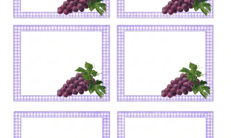 Etichette per vino stampabili