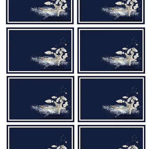 Etichette stile marino