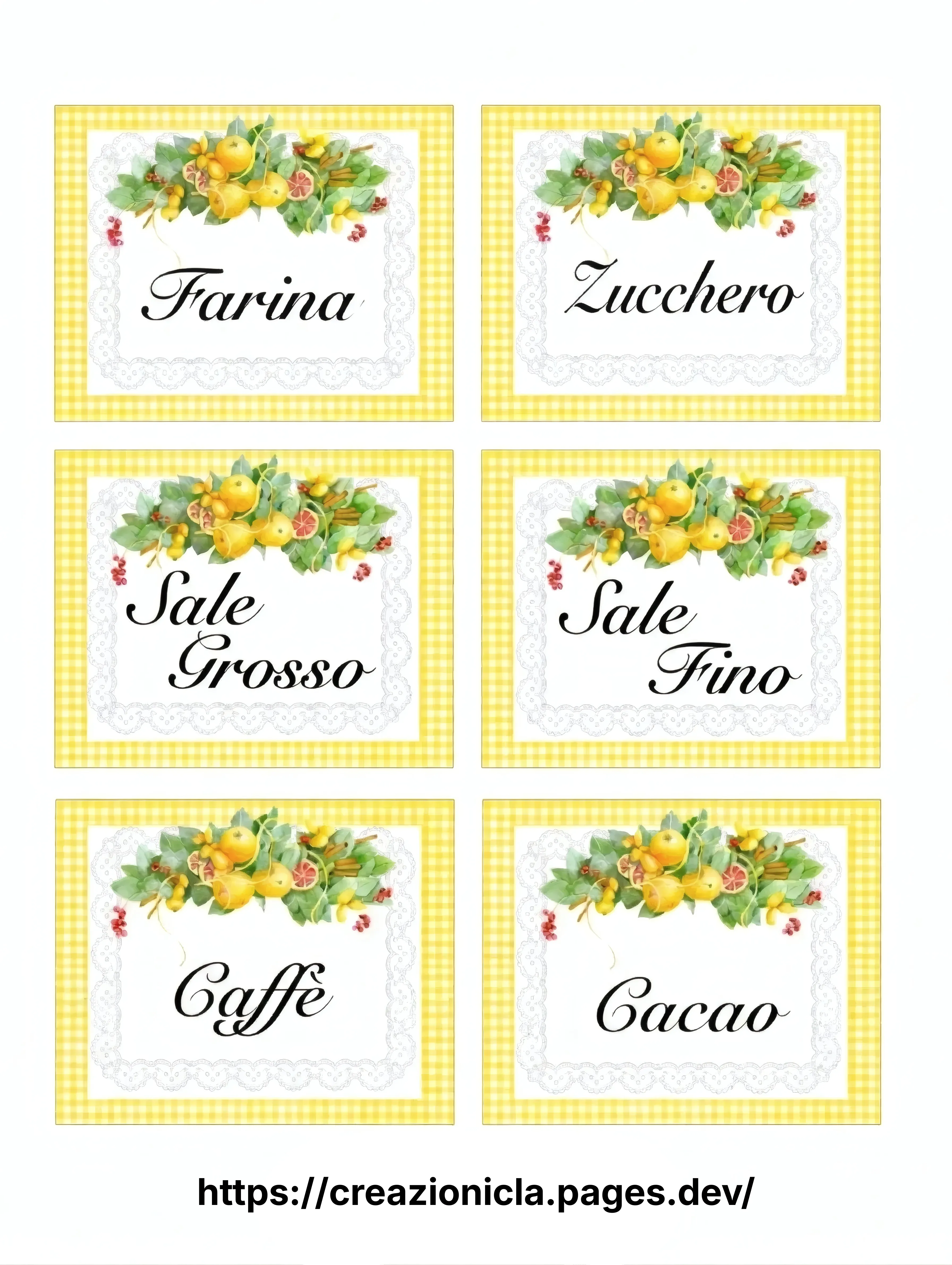 Etichette Stampabili Gratis — immagine 4
