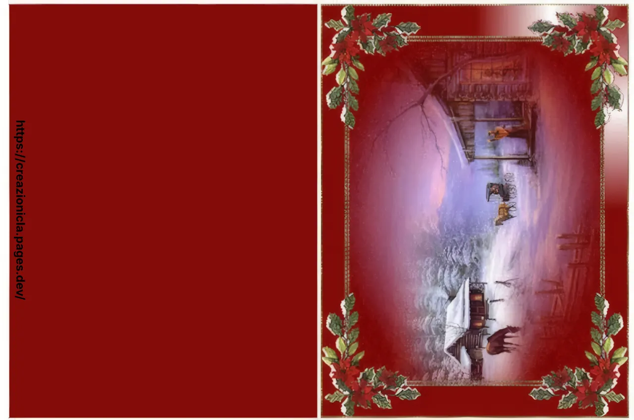 Cartoline Natale Stampabili Gratis — immagine 1