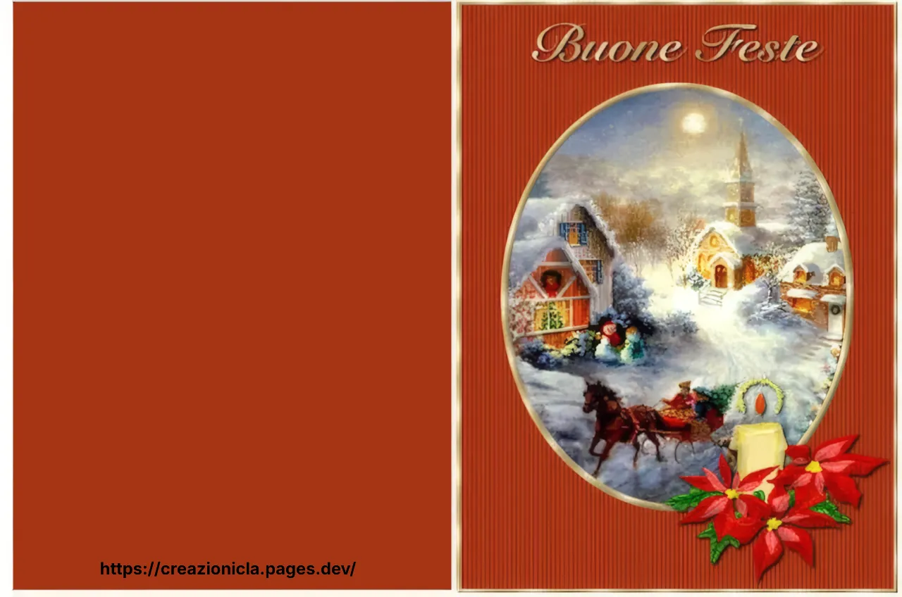 Cartoline Natale Stampabili Gratis — immagine 2