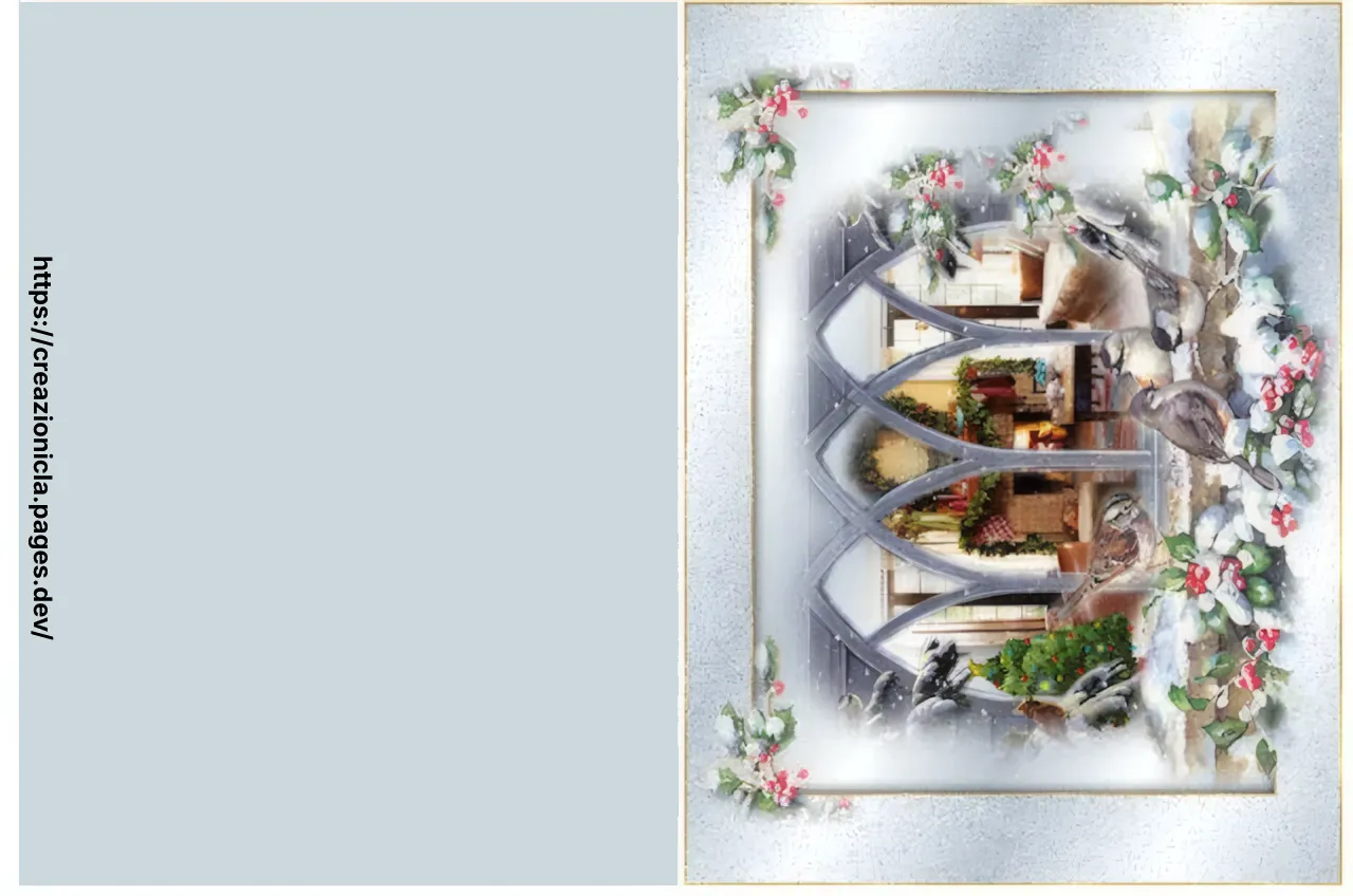Cartoline Natale Stampabili Gratis — immagine 1