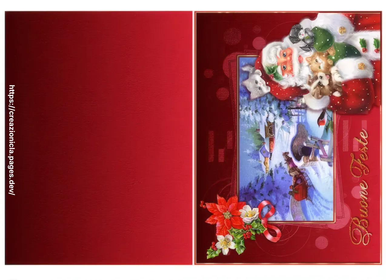 Cartoline Natale Stampabili Gratis — immagine 3