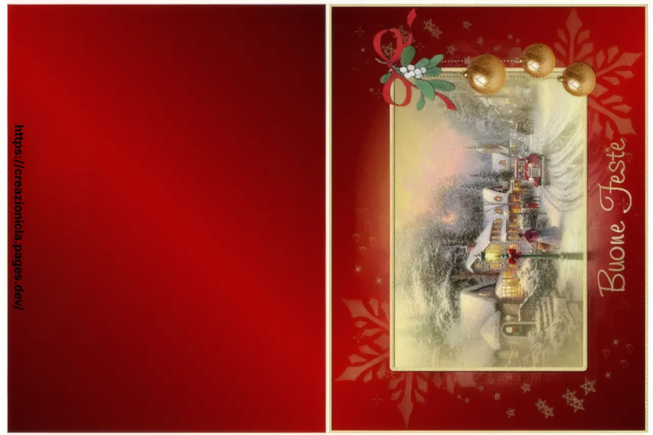 Cartoline Natale Stampabili Gratis — immagine 1