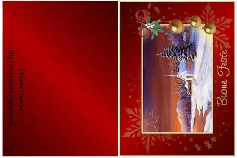 Cartoline Natale Stampabili Gratis