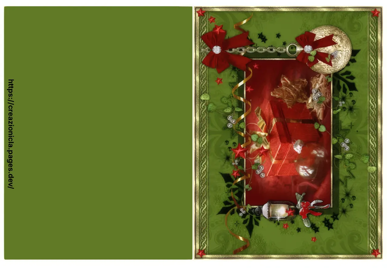Cartoline Natale Stampabili Gratis — immagine 1