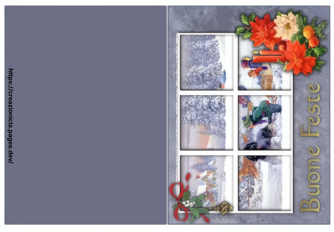 Cartoline Natale Stampabili Gratis — immagine 1