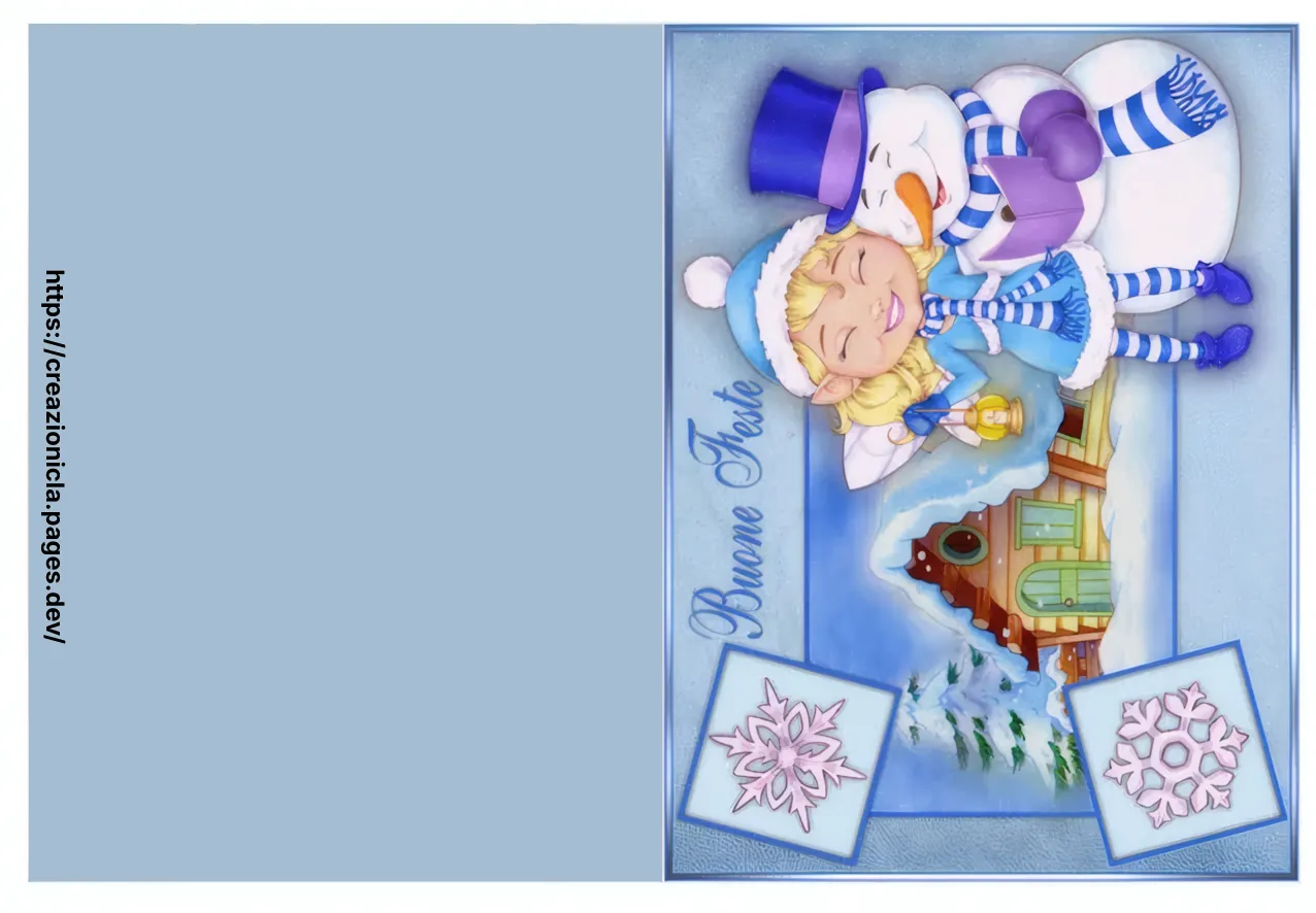 Cartoline Natale Stampabili Gratis — immagine 1